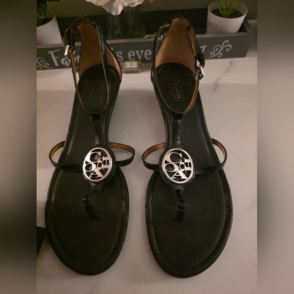 Coach Black Sandals for Women